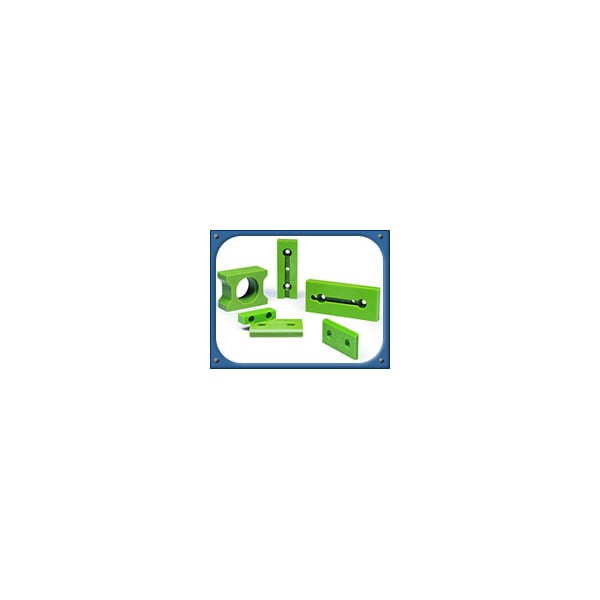 Professional Plastics Green Oil-Filled Cast Nylon Tube, 5.000 ID X 6.250 OD X 13.000 Each TNYLOILGN5.000X6.250X13.000 - main